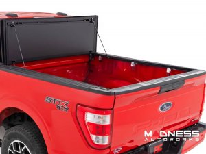 Ford F-150 Bed Cover - Tri-Fold - Flip Up - Hard Cover - 5'7" Bed